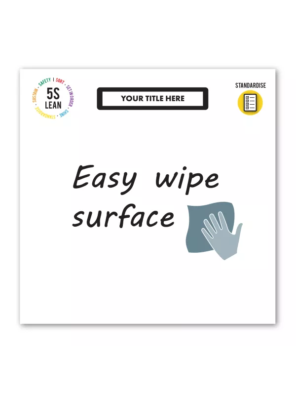 Premier Modulean Shadow Boards - Magnetic Easy Wipe Board